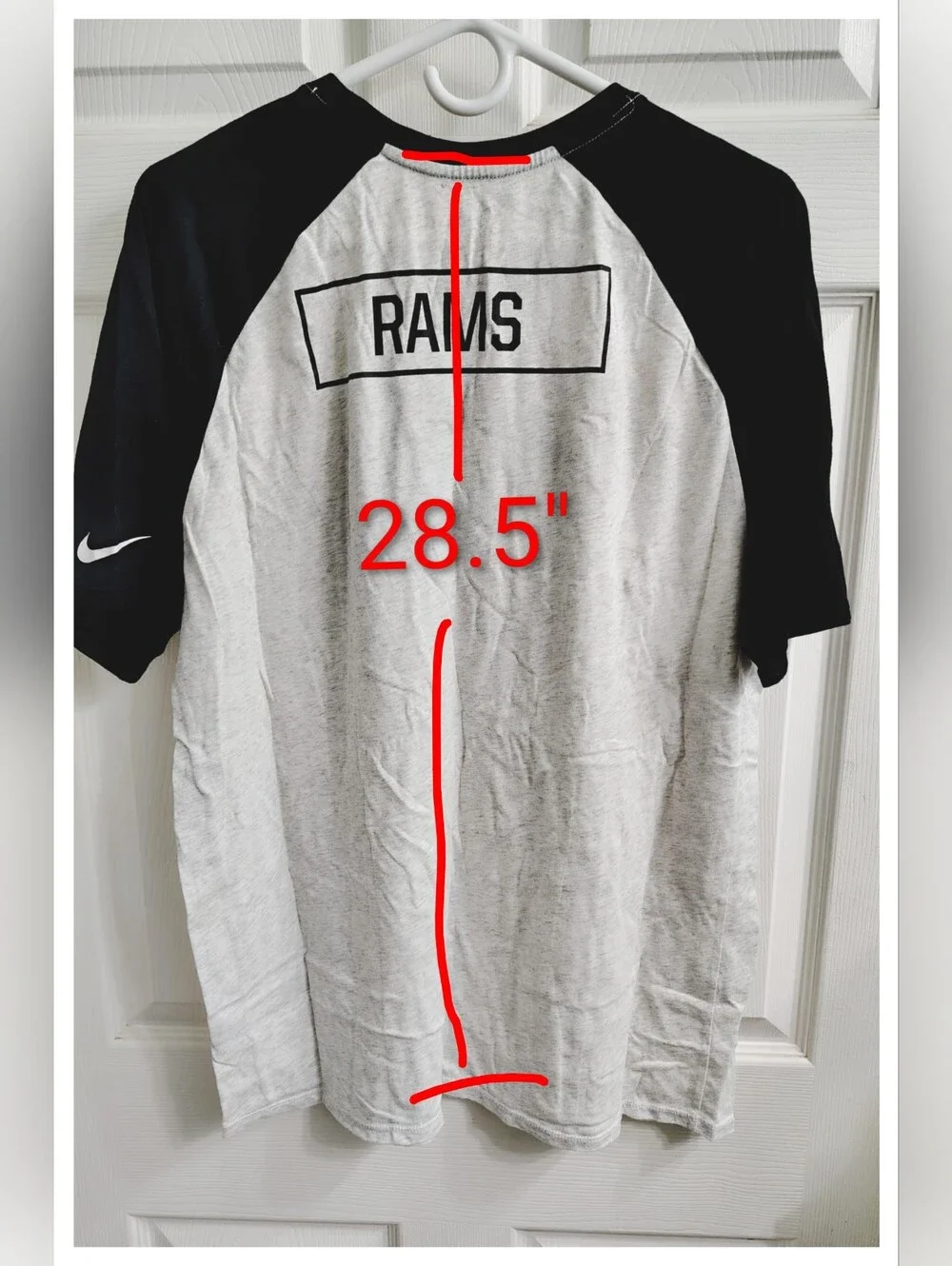 The NIKE Tee 🏈 Los Angeles Rams 🏈 Unisex Tee  -  XL